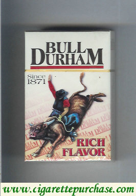 Bull Durham cigarettes Rich Flavor Since 1871